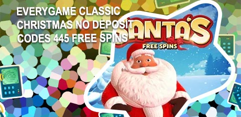 Christmas free spins no deposit