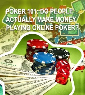 Make money playing poker online